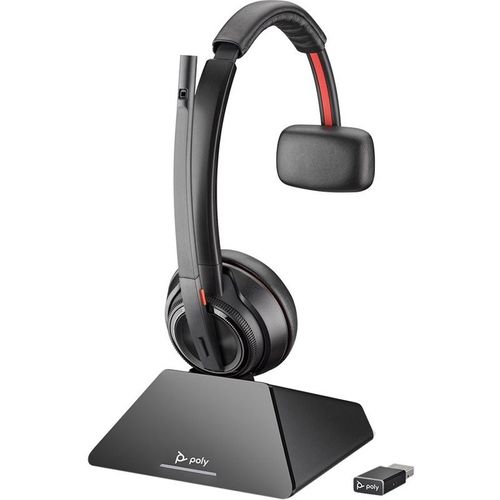 Poly Savi 8210 UC - Microsoft - micro-casque - sur-oreille - DECT 6.0 - sans fil - Certifié pour Microsoft Teams