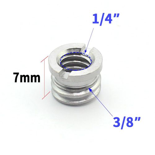 Adaptateur de montage à vis, filetage 1/4, 3/8, 5/8, trépied, plaque de conversion de lumière Flash, support de micro, sabot, accessoires de Studio Photo SLR - Type Type C