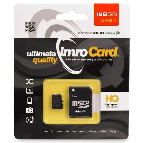 IMRO Micro-SD 128 Go classe 10 USH3