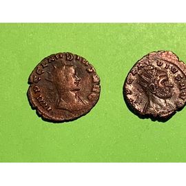 Monnaies Romaines - Lot De 2 Antoniniens De Claude Ii Le Gothique (09/268 -06-08:270)