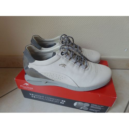 Chaussures Homme Fluchos Look Basket Blanches - 42