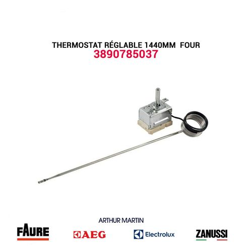 Thermostat réglable pour four cuisinière Electrolux Faure Arthur 256C 3890785037