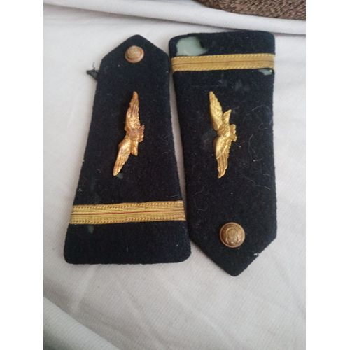 Paire Épaulette Adjudant Chef Armée De L'air