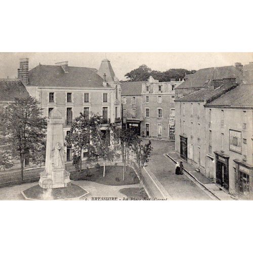 Cpa Début Xx Eme Siecle - N° 0 - Bressuire - 79 - Deux Sevres - La Pkace Sadi Carnot - Non Ecrite -