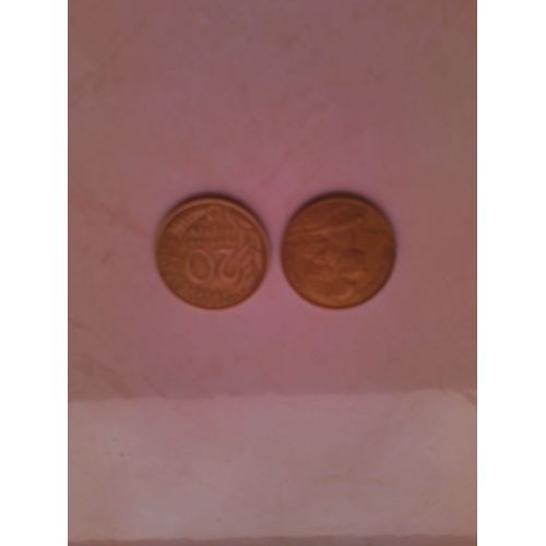 Pièce De 20cts De 1962
