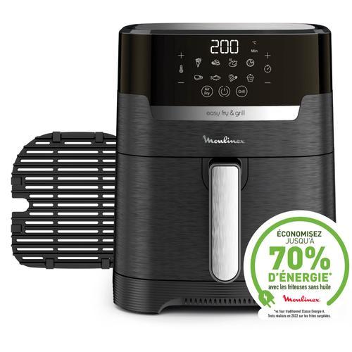 MOULINEX Friteuse sans huile + grill 4,2 L, 8 programmes, Timer digital EZ505810