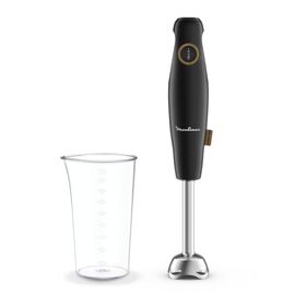 Moulinex Mixeur plongeant, 4 lames robustes, Pied anti-éclaboussures DD46E810