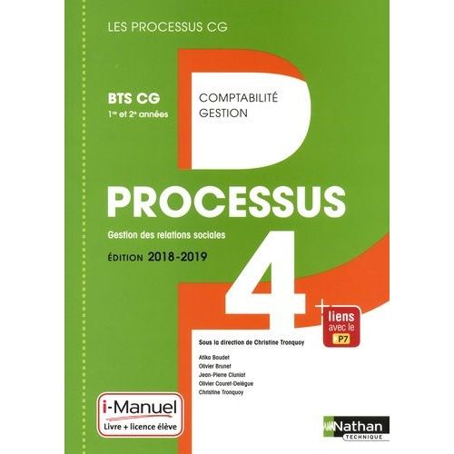 Processus 4 Gestion Des Relations Sociales Bts Cg 1re Et 2e Années