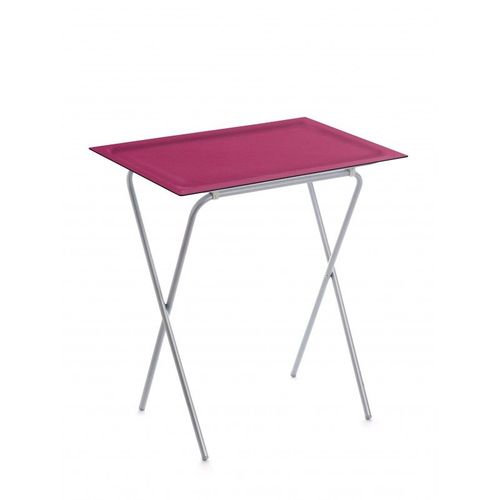 Don Hierro - Table D'appoint Pliable Avec Plateau Amovible, Ada-Lilas