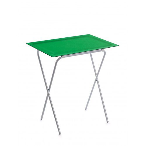 Don Hierro - Table Pliante Avec Plateau Amovible, Petite Table D'appoint Pliante Pour Cuisine, Camping, Terrasse, Jardin, Ada-Vert