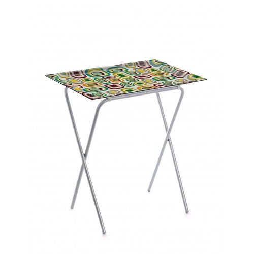 Don Hierro - Table D'appoint Pliable Avec Plateau Amovible, Ada-80