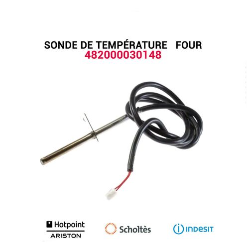 Sonde de température - 482000030148 - Four Hotpoint Scholtes Indesit Cannon