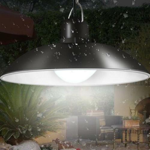 Lampe Solaire Extérieur, Double Tête IP65 éTanche Lustre Solaire