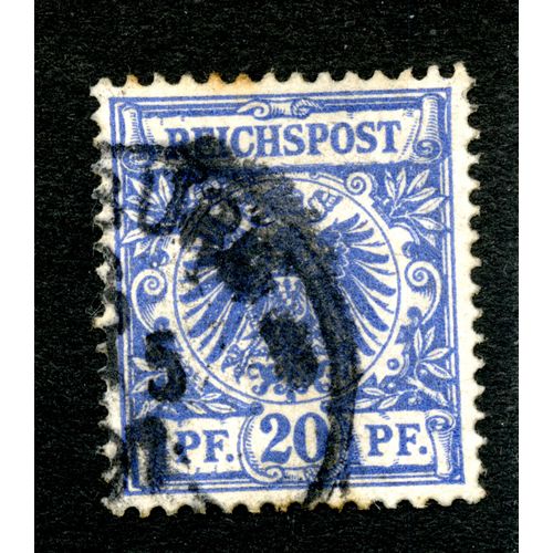 Timbre Oblitéré Reichspost 20 Pf