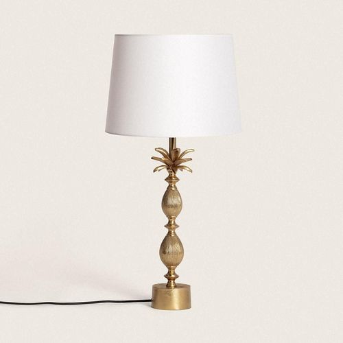 Lampe À Poser Métal Brahma Doré