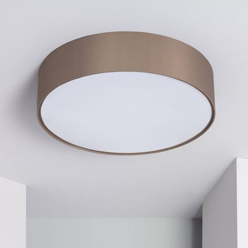 Plafonnier Rond Tissus Ranje Ø500 Mm Brun