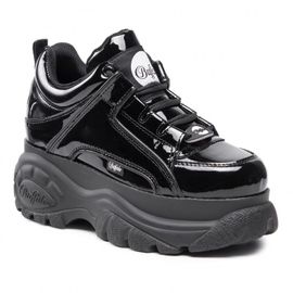 basket noir vernis femme