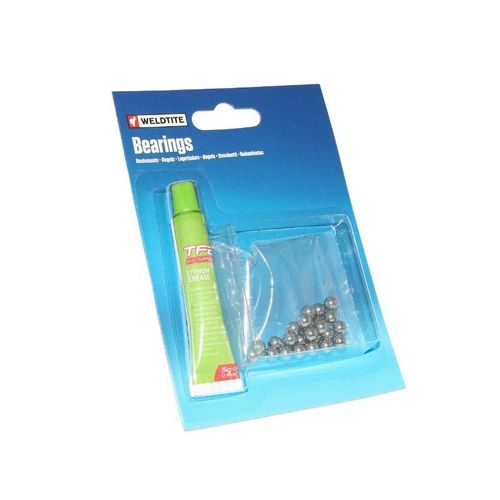 Billes De Roulement Weldtite 5,556 (7-32'') - Avec Graisse 5.556 Mm Boite Complète 24 Billes