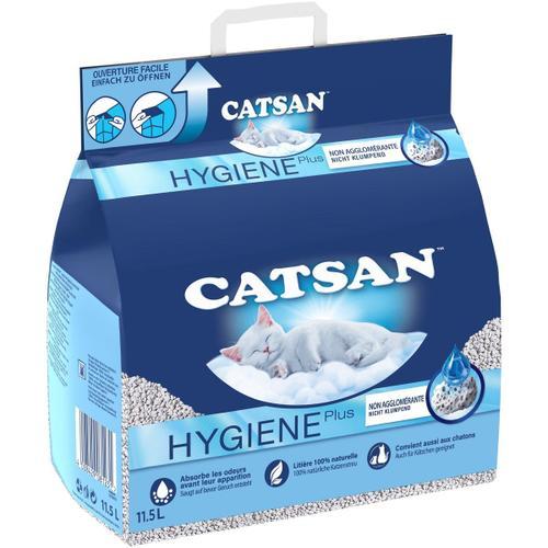 Catsan Hygiene Plus Litière Minérale Pour Chat 11,5l