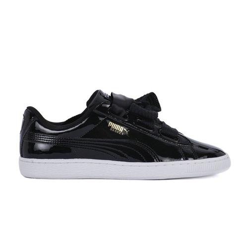 Baskets Basses Puma Basket Heart Safari Noir