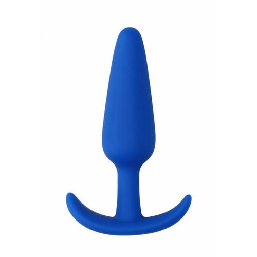 Plug Anal Silicone Plug Slim Butt 7.5 X 2cm Bleu Shots Toys