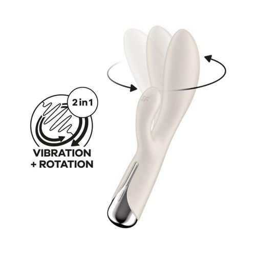 Rabbit Vibro Rabbit Spinning Rabbit 1 11 X 3.5cm Beige Satisfyer