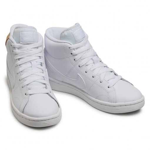 nike white court royale 2 mid trainers
