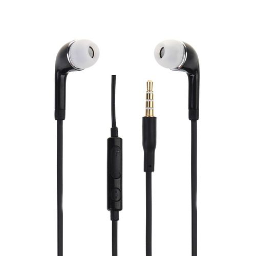 Écouteurs Noir Haute Qualité Audio Intra-Auriculaires En Silicone Ultra Confort Contrôle Du Volume Et Microphone Pour Huawei P30 Pro New Edition