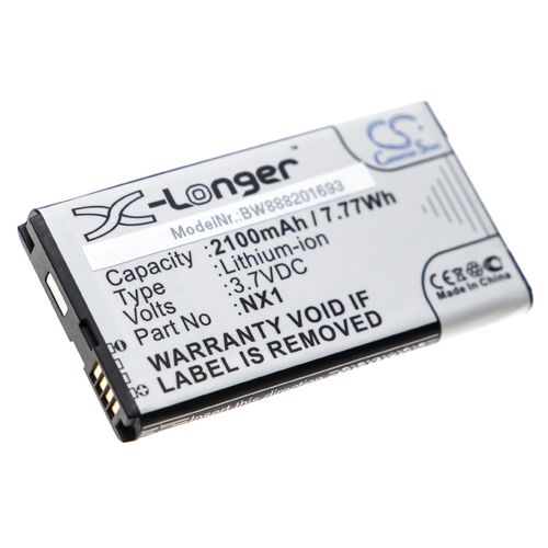 Vhbw Batterie Compatible Avec Blackberry Q10 Lte, Q10 Lte Sqn100-1, Q10 Smartphone (2100mah, 3,7v, Li-Ion)