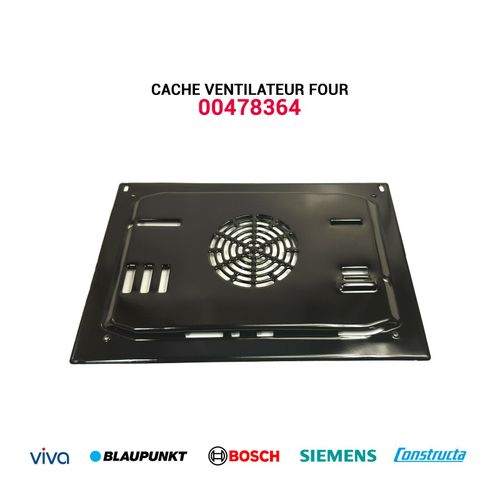 Plaque déflecteur interne - Cache ventilateur four - 00478364 - Bosch Siemens Viva Blaupunkt Constructa