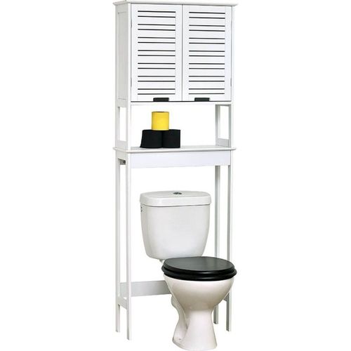 Meuble Wc Miami 1 Tablette Blanc - Blanc