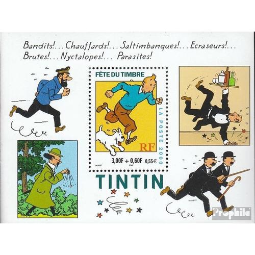 France Bloc 22 (Complète Edition) Neuf Avec Gomme Originale 2000 Personnage De Bd Tintin