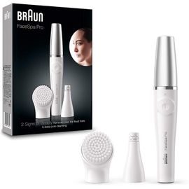 Braun Facespa Pro 910 Épilateur Avec Capuchon Blanc/Argenté