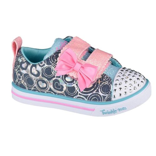 Baskets Skechers Sparkle Litelil Heartsland Bleu