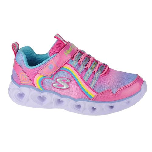 Baskets Basses Skechers Heart Lights Rainbow Lux