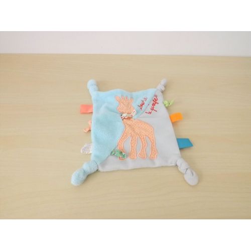 Doudou Girafe Bleu Orange Sohie La Girafe Vulli