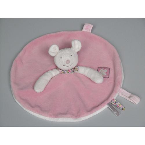 Doudou Souris Rose Myrtille Et Capucine Moulin Roty