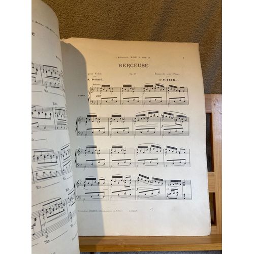 J. Danbé Berceuse Pour Violon Et Piano Opus 17 Partition Éditions Jobert