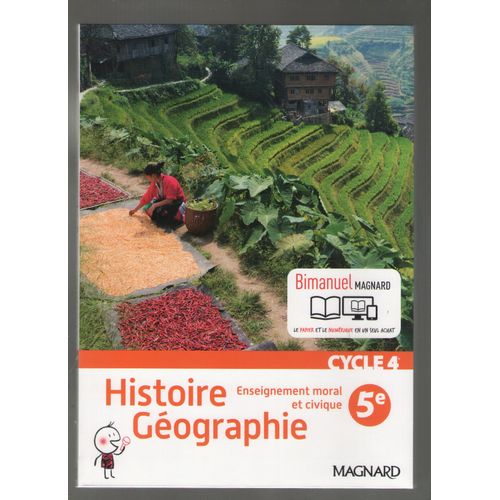 Histoire Géograpghie, Cycle 4, 5e, Enseignement Civique Et Moral, Programme 2016