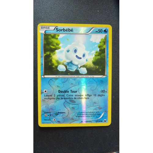 Carte Pokemon Française - Sorbébé - 50 Pv - N° 31/108 - Série Noir Et Blanc Explorateurs Obscurs De 2012 - En Version Reverse Brillante
