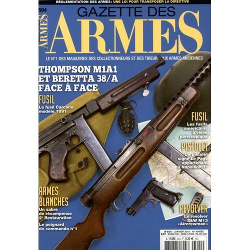 La Gazette Des Armes 504 Thompson M1a1 Et Beretta 38/A Face A Face