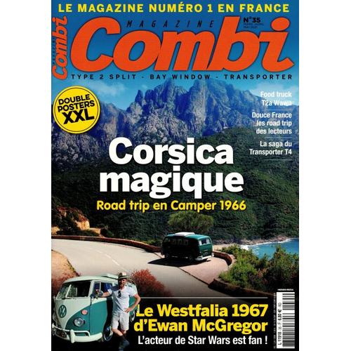 Super Vw Magazine Combi 35 H Corsica Magique Road Trip En Camper 1966