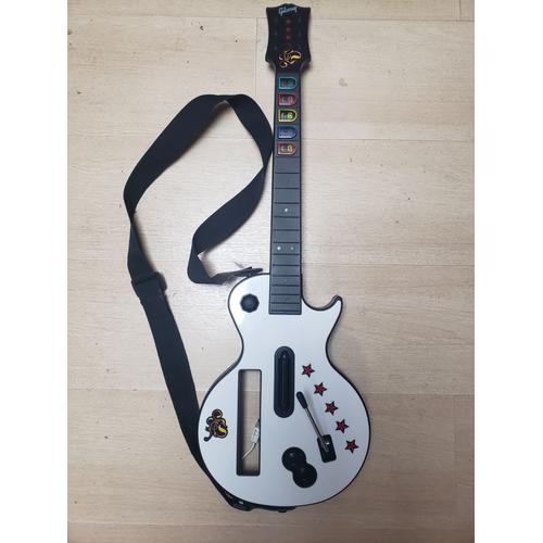 Guitare Gibson Sans Fil - Guitar Hero Wii Console Manette Jeu Nintendo + Sangle