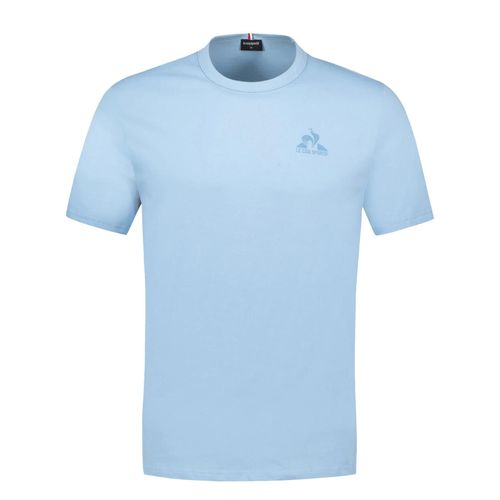 Tee Shirt Manches Courtes Le Coq Sportif Monochrome Tee Ss N3 M Baltic Sea Bleu Ciel