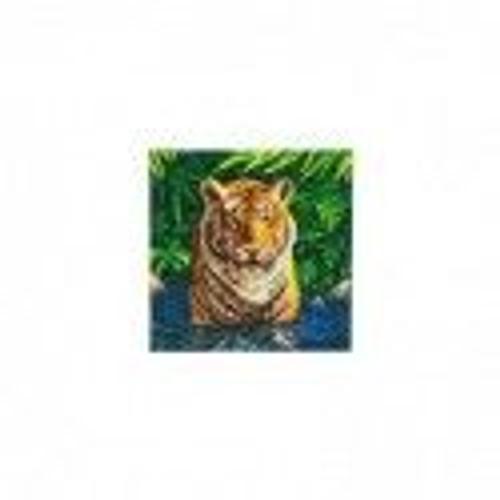 Tableau Broderie Diamant Crystal Art 30x30cm Tigre - Crystal Art