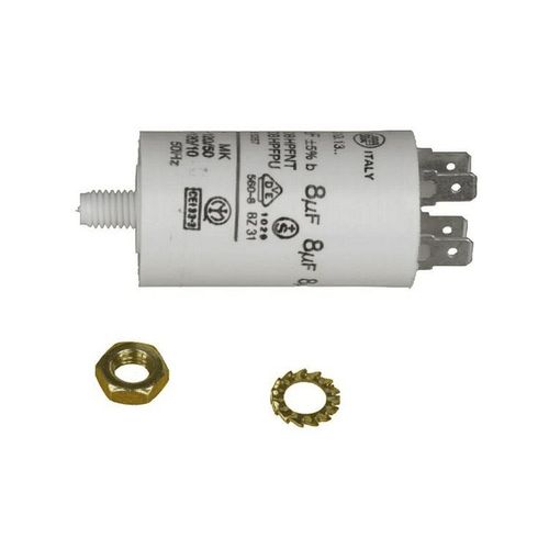 CONDENSATEUR PERMANENT 9 ?F 450 V POUR LAVE LINGE - 11341