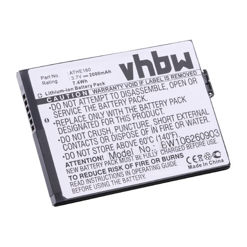 Vhbw Batterie Compatible Avec O2 Xda Flint Smartphone (2000mah, 3,7v, Li-Ion)