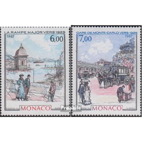 Monaco 1841-1842 (Complète Edition) Neuf Avec Gomme Originale 1987 Monte Carlo Et Monaco