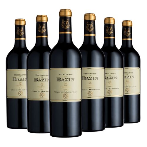 Aop Côtes Du Marmandais Château Bazin Rouge 2018 6x75cl