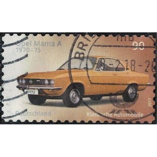 Allemagne 2017 Oblitéré Used Véhicule Automobile Voiture Opel Manta A Y&t De 3089 Su
